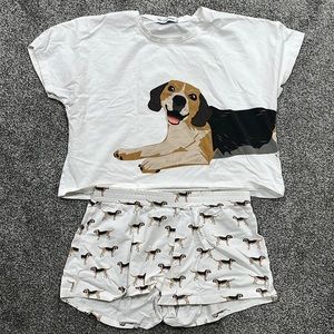 Crop Shop Beagle Pajamas